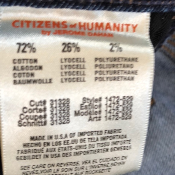 Citizens of humanity jeans - Picture 6 of 6
